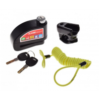 Anti-theft lock set for brake disc with howler
