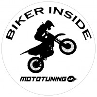 Biker inside sticker Enduro/Motocross